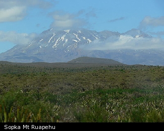 Sopka Mt Ruapehu